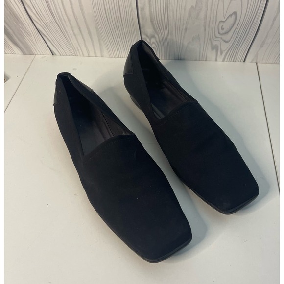 Stuart Weitzman Shoes - Black Stuart Weiztman Square Toe comfort Flat Size 8